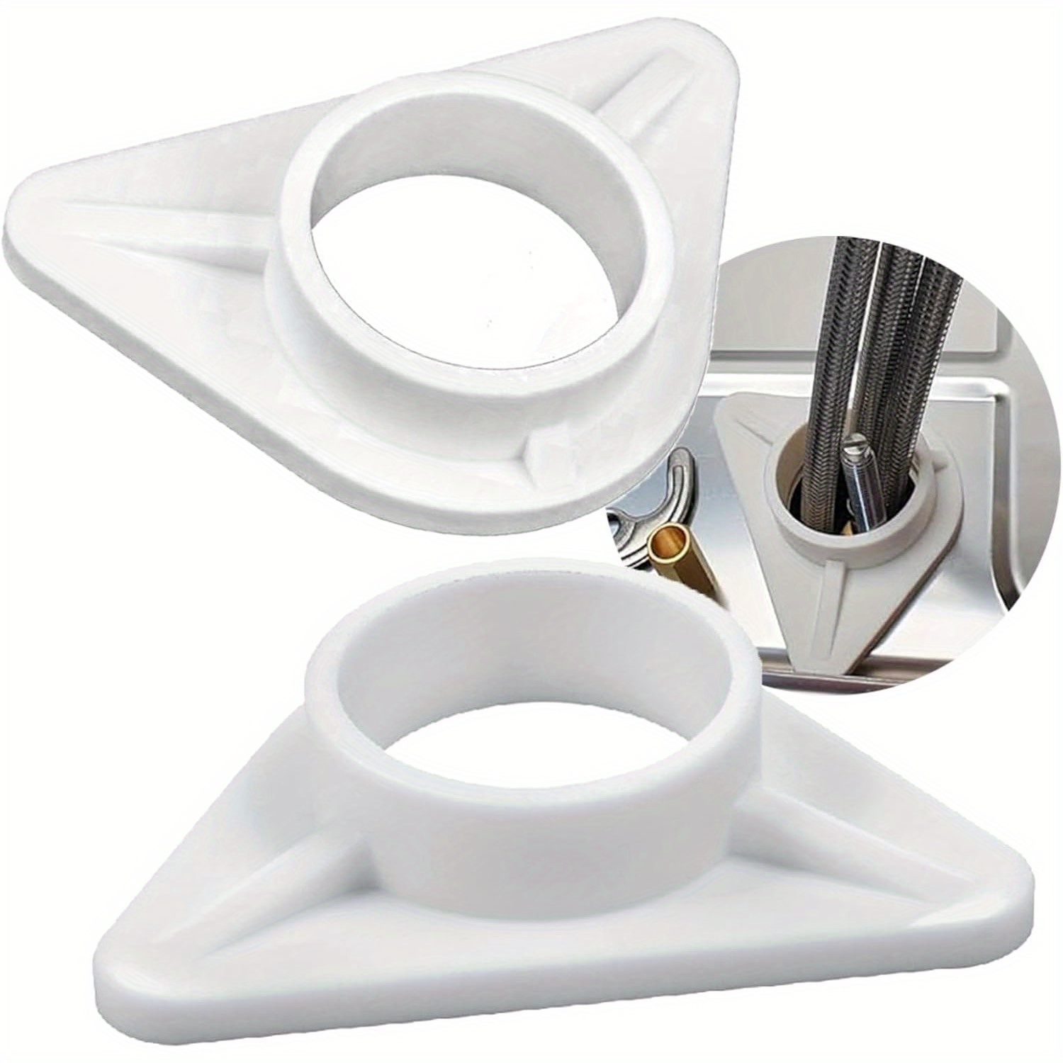 Kitchen Appliances White - Estabilizadores de Torneira de Aço Inoxidável