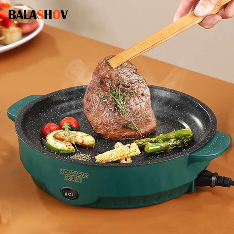 Fondue Set Electric - Multifogão elétrico frigideira elétrica 220v househould