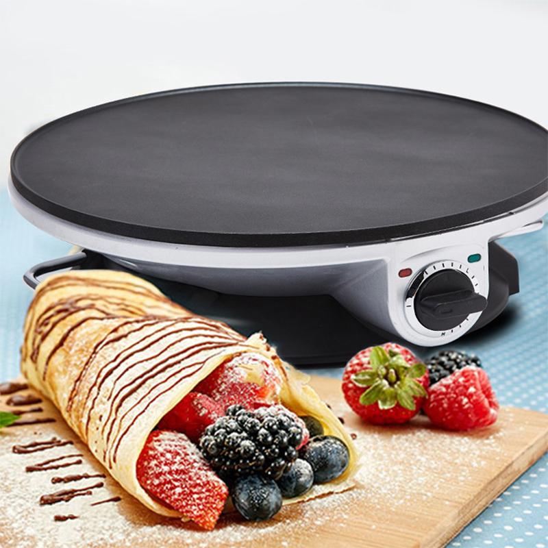 Crepe Maker Non Stick - Máquina de Crepe para Casa, Panela