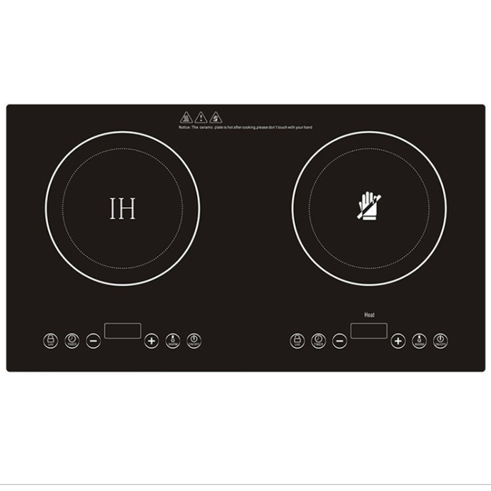 Induction Cooktop Portable - Fogão de indução duplo embutido fogão
