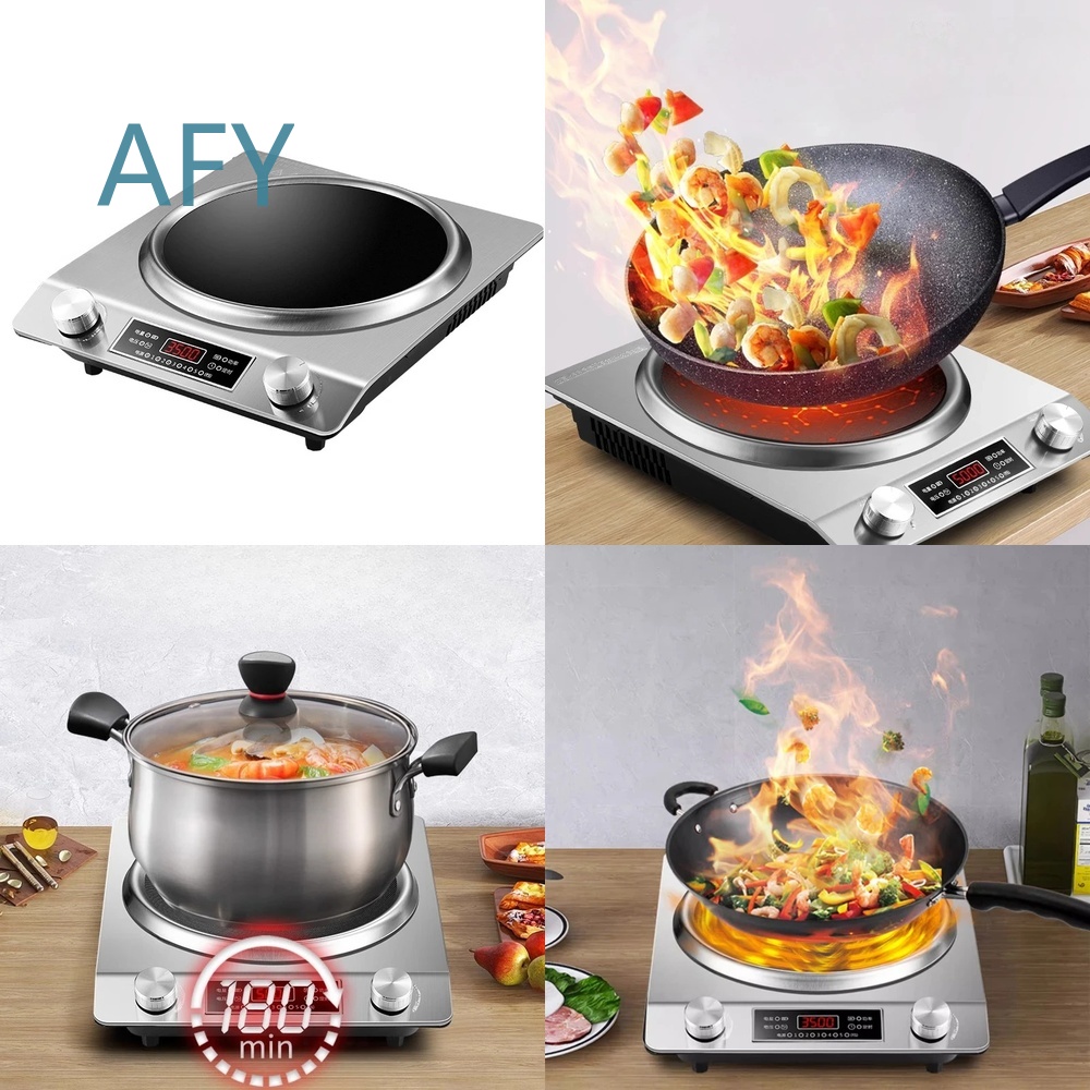 Induction Cooktop Portable - Fogão de Indução Côncavo 220V para