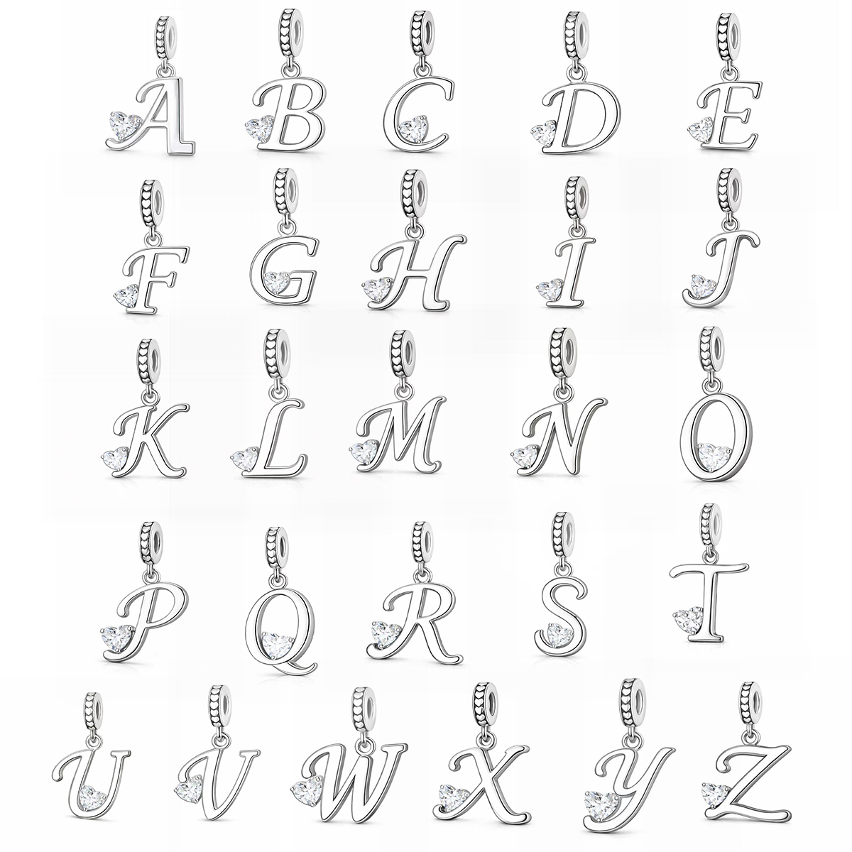 Fondue Set Electric - Pingente de Letra A-Z com Design
