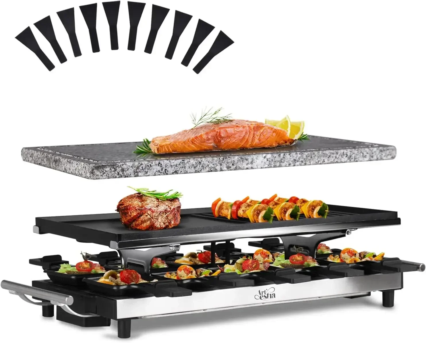 Grelhador de Mesa Artestia Rac - Raclette Grill Table avaliação e preço