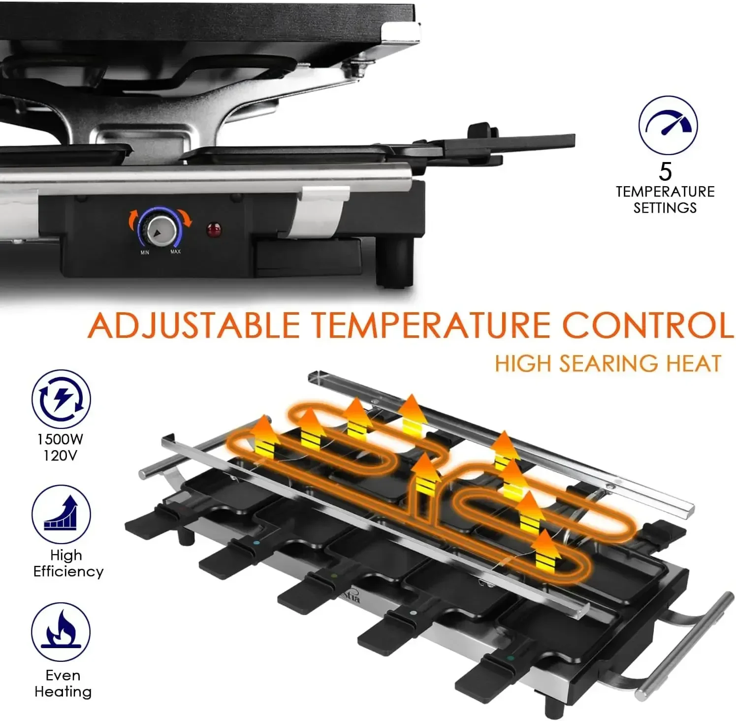 Grelhador de Mesa Artestia Rac - Raclette Grill Table avaliação e preço