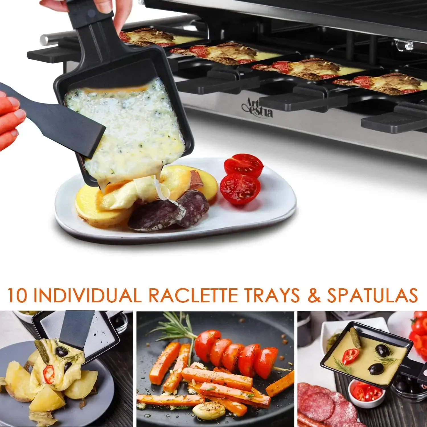 Grelhador de Mesa Artestia Rac - Raclette Grill Table avaliação e preço