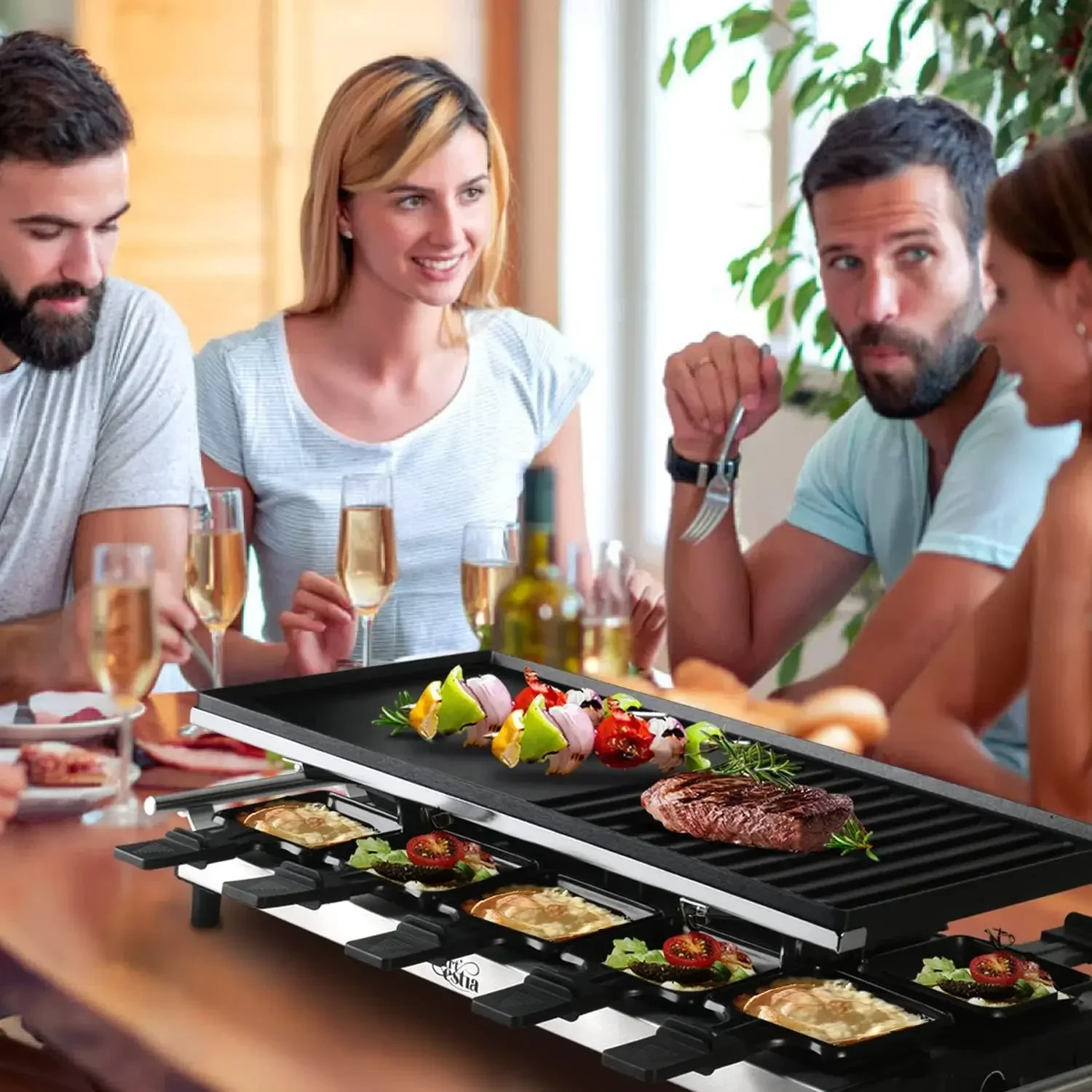 Grelhador de Mesa Artestia Rac - Raclette Grill Table avaliação e preço
