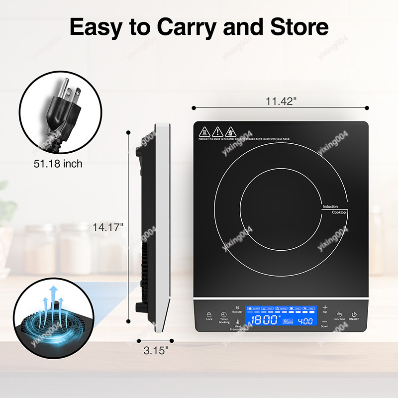 Fogão de Indução Portátil 110V - Induction Cooktop Portable avaliação e preço