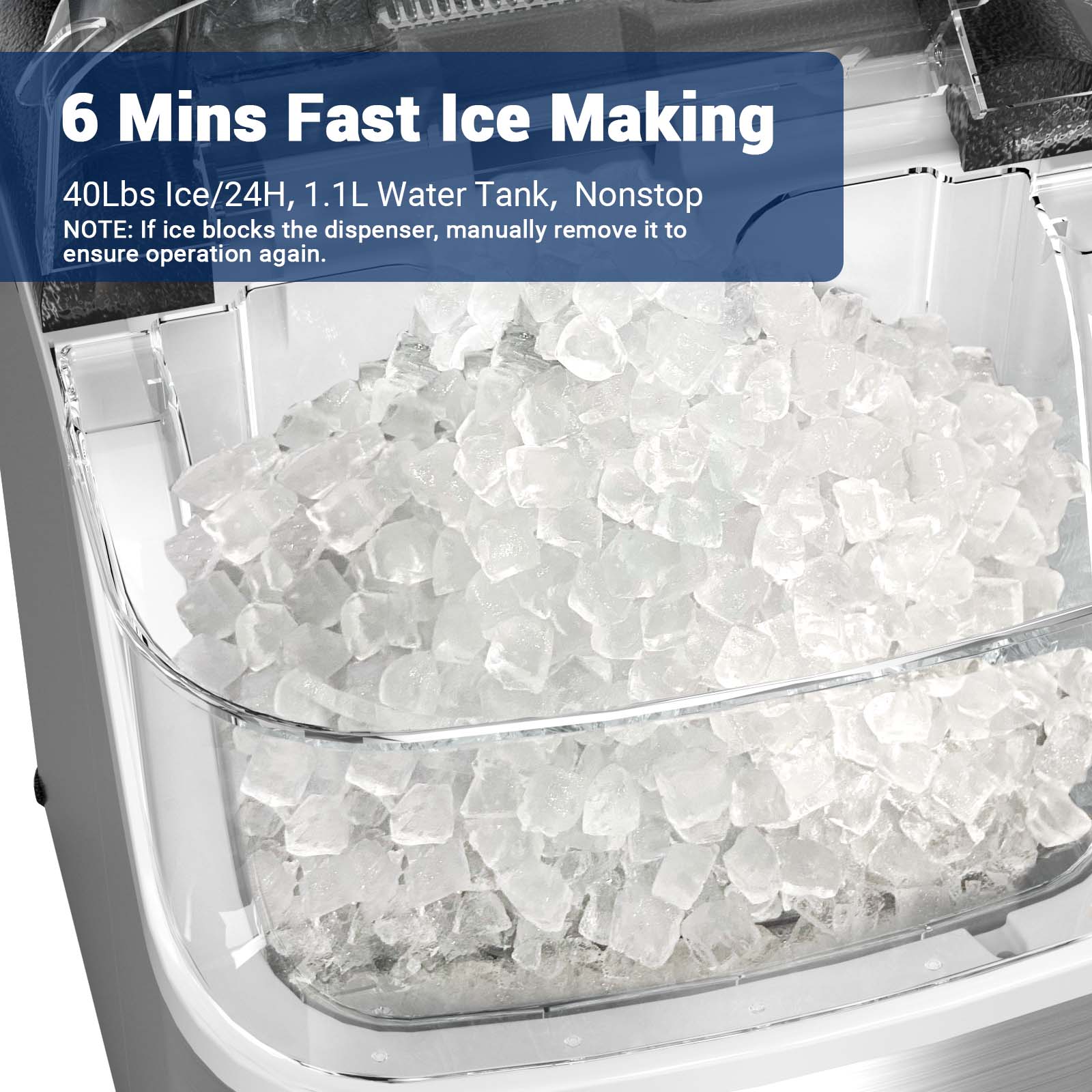 Máquina de Gelo em Pepitas par - Kitchen Appliances For Home avaliação e preço