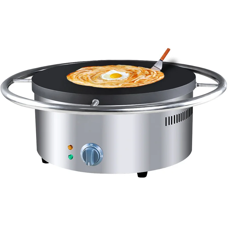 Chapa Elétrica Rotativa Manual - Crepe Maker Non Stick avaliação e preço