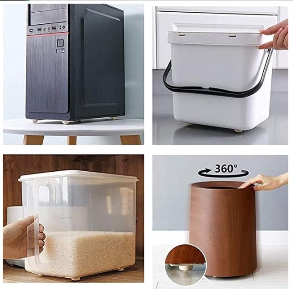 8 Peças Rodízios Autoadesivos  - Kitchen Appliances White avaliação e preço