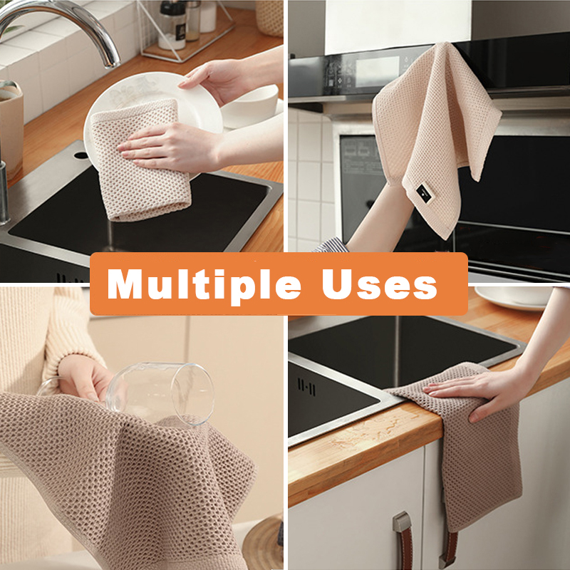 Toalha de algodão macia absorv - Kitchen Appliances White avaliação e preço