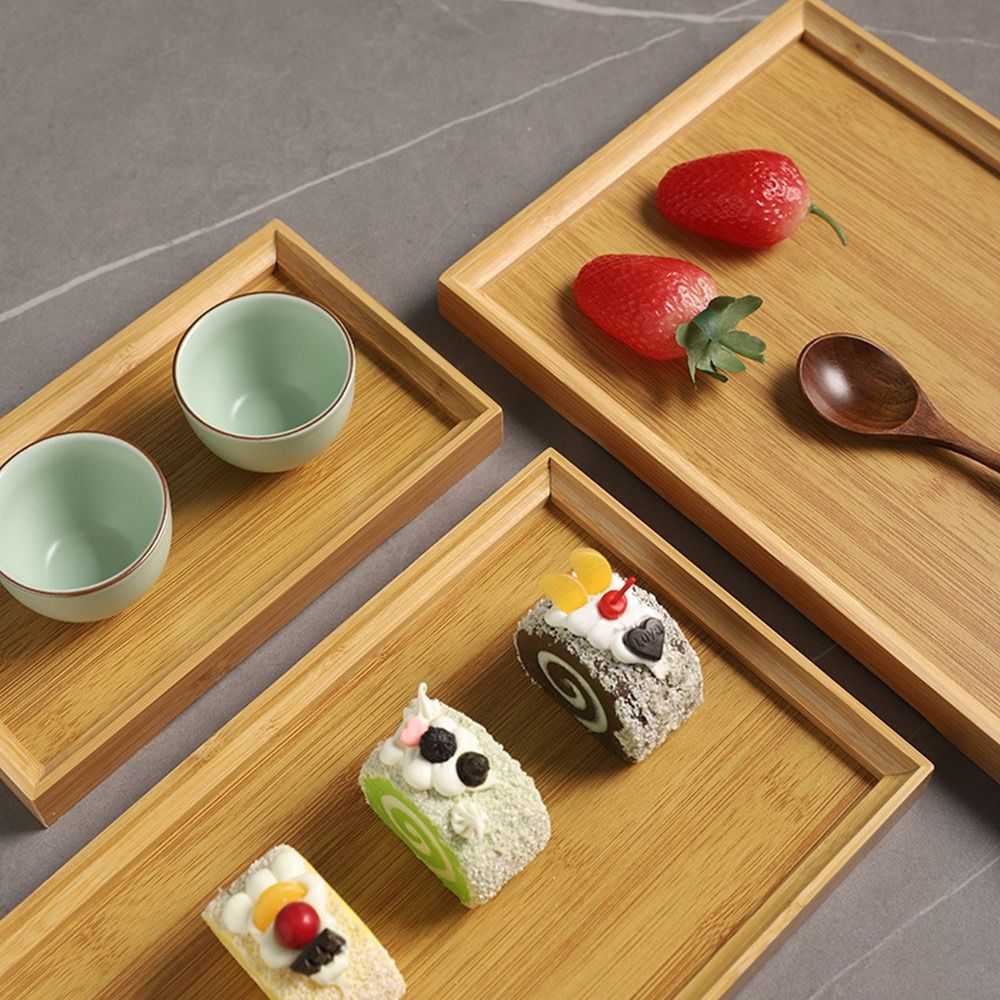 Bandeja Decorativa de Bambu Na - Kitchen Appliances Vintage avaliação e preço