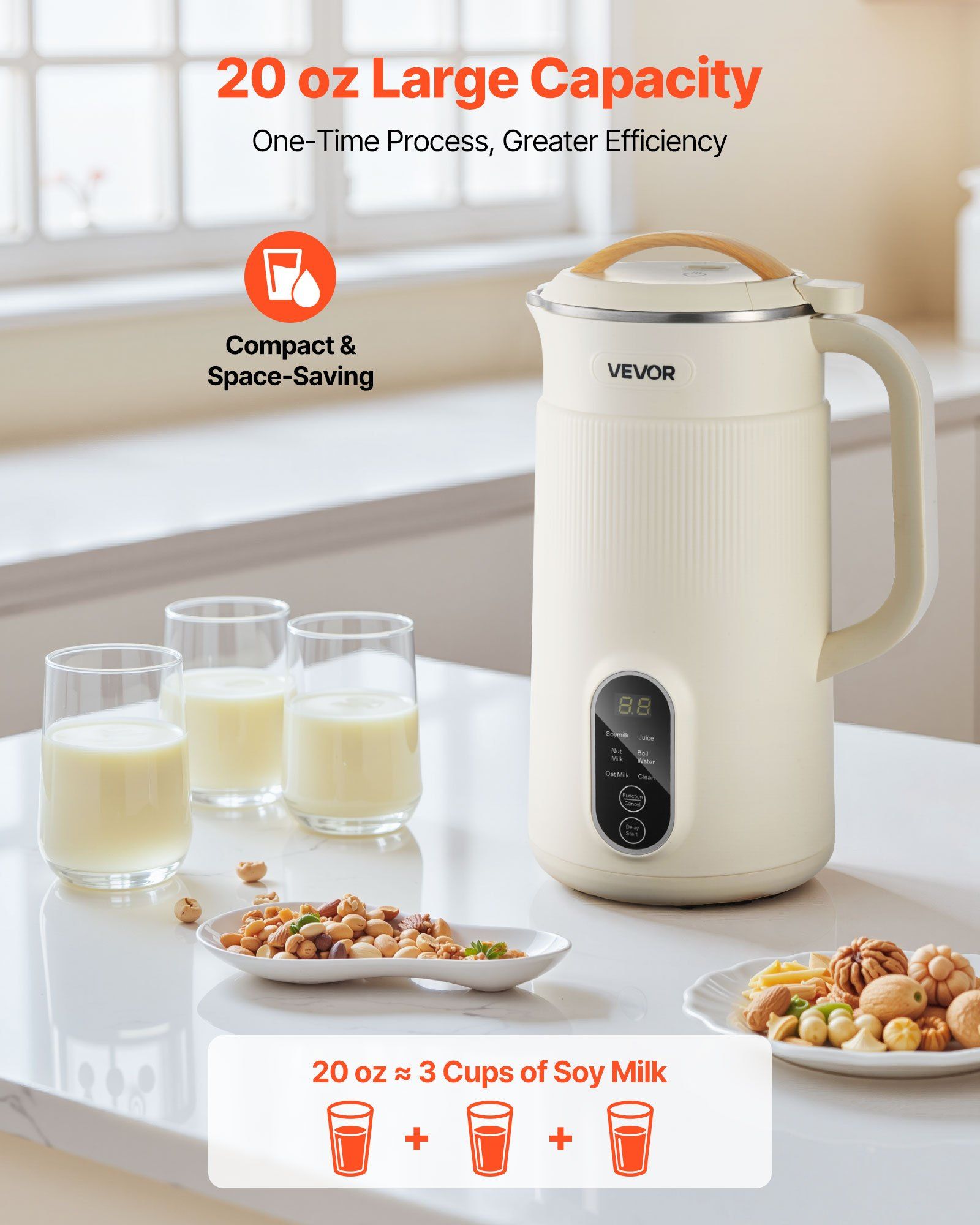 Máquina de Leite Vegetal 6 em  - Soy Milk Maker avaliação e preço
