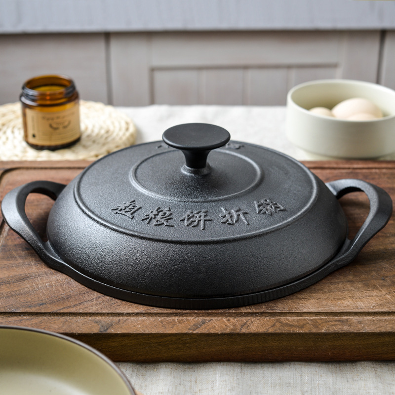 Chapa de ferro fundido autênti - Crepe Maker Non Stick avaliação e preço