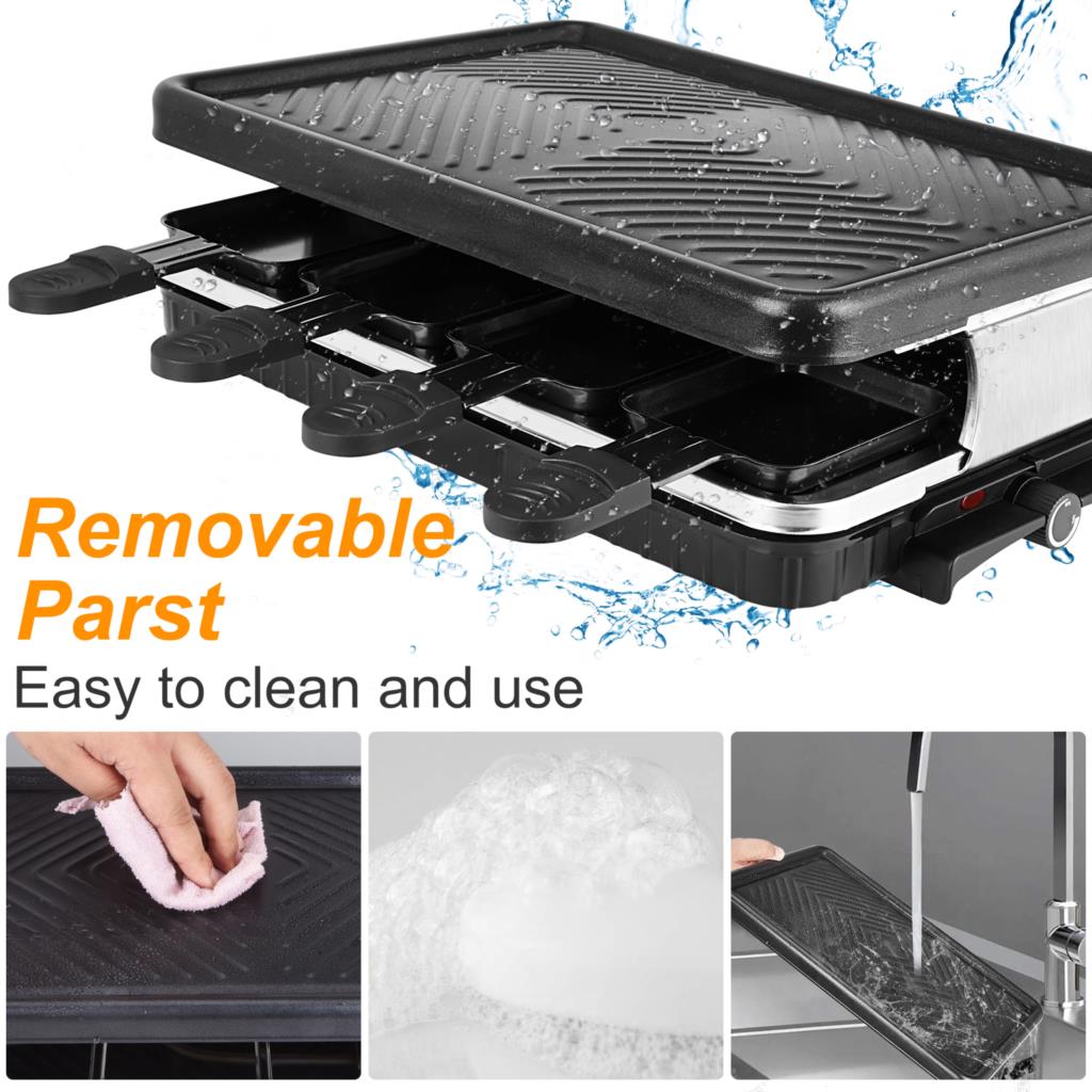 Grelha de mesa elétrica corean - Raclette Grill Table avaliação e preço