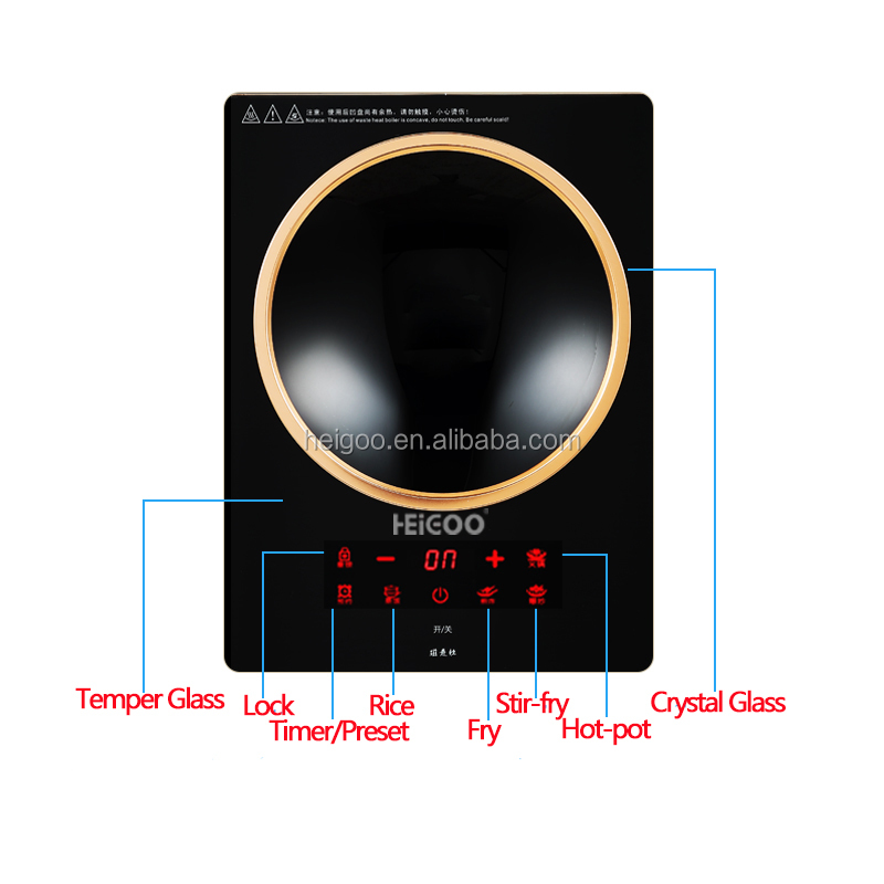 Fogão de indução elétrico cônc - Induction Cooktop Portable avaliação e preço