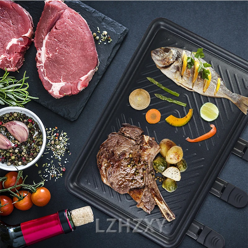 Grelha de mesa elétrica corean - Raclette Grill Table avaliação e preço