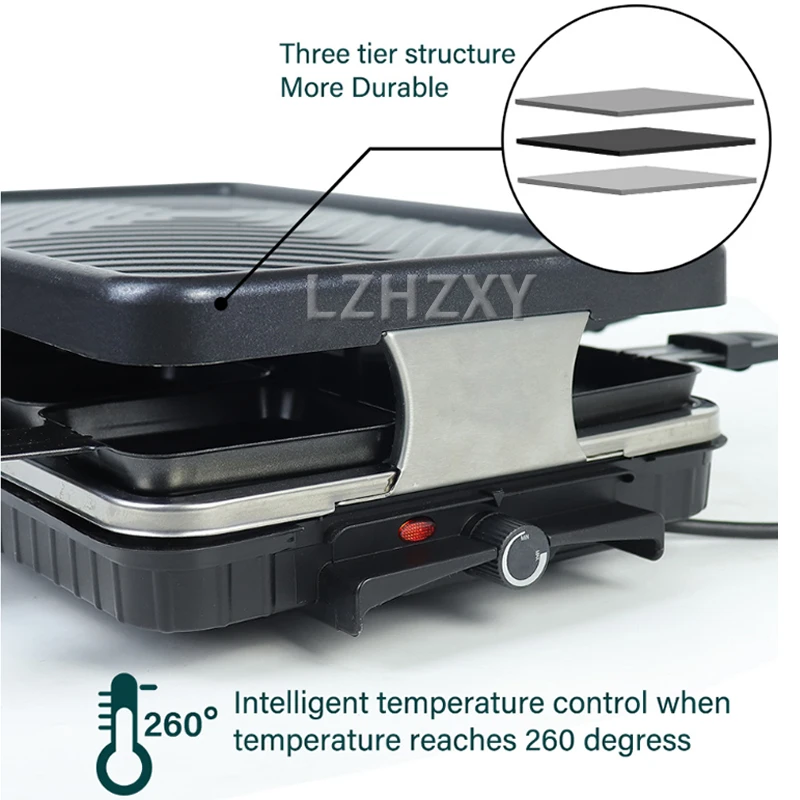 Grelha de mesa elétrica corean - Raclette Grill Table avaliação e preço