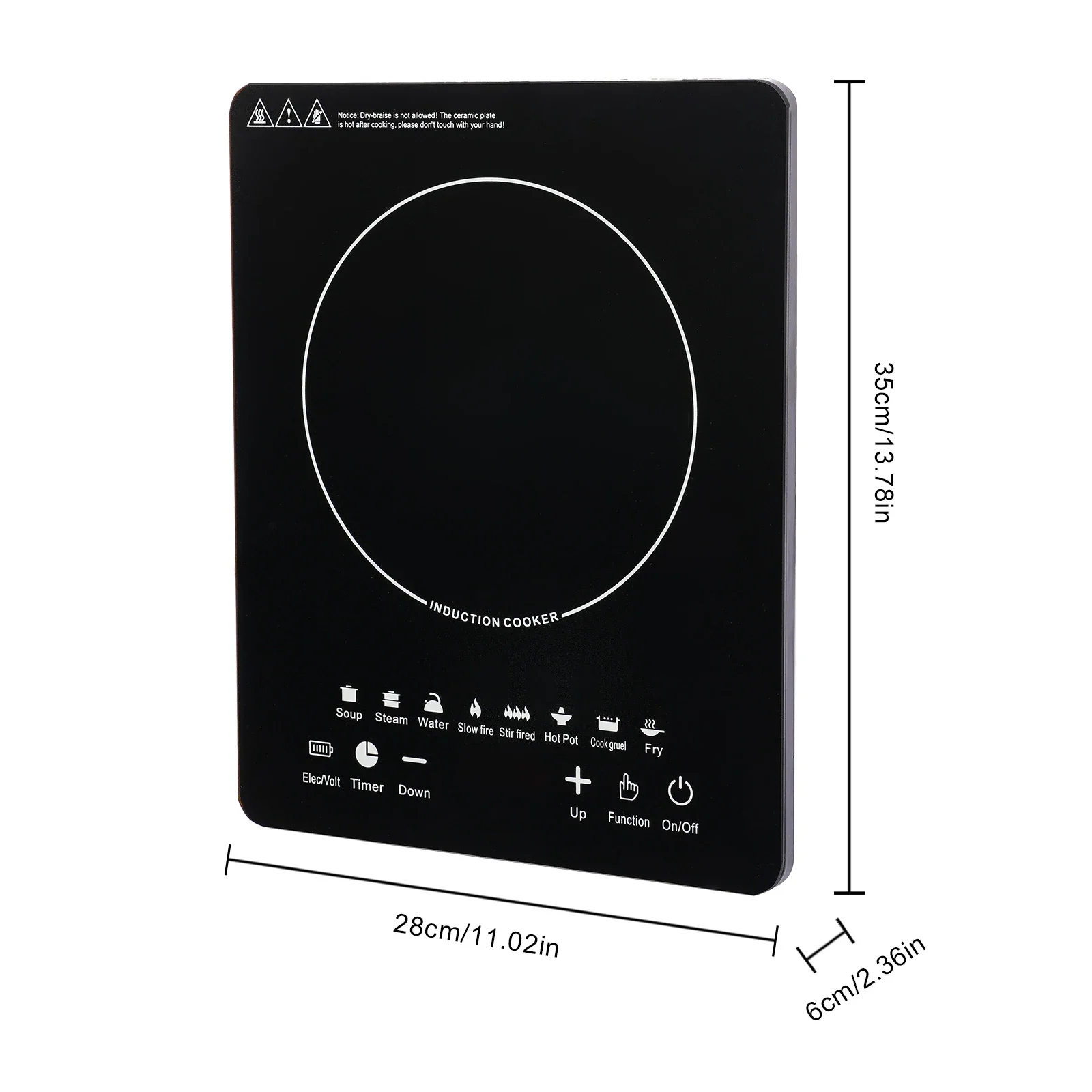 Fogão de Indução Portátil Inte - Induction Cooktop Portable avaliação e preço