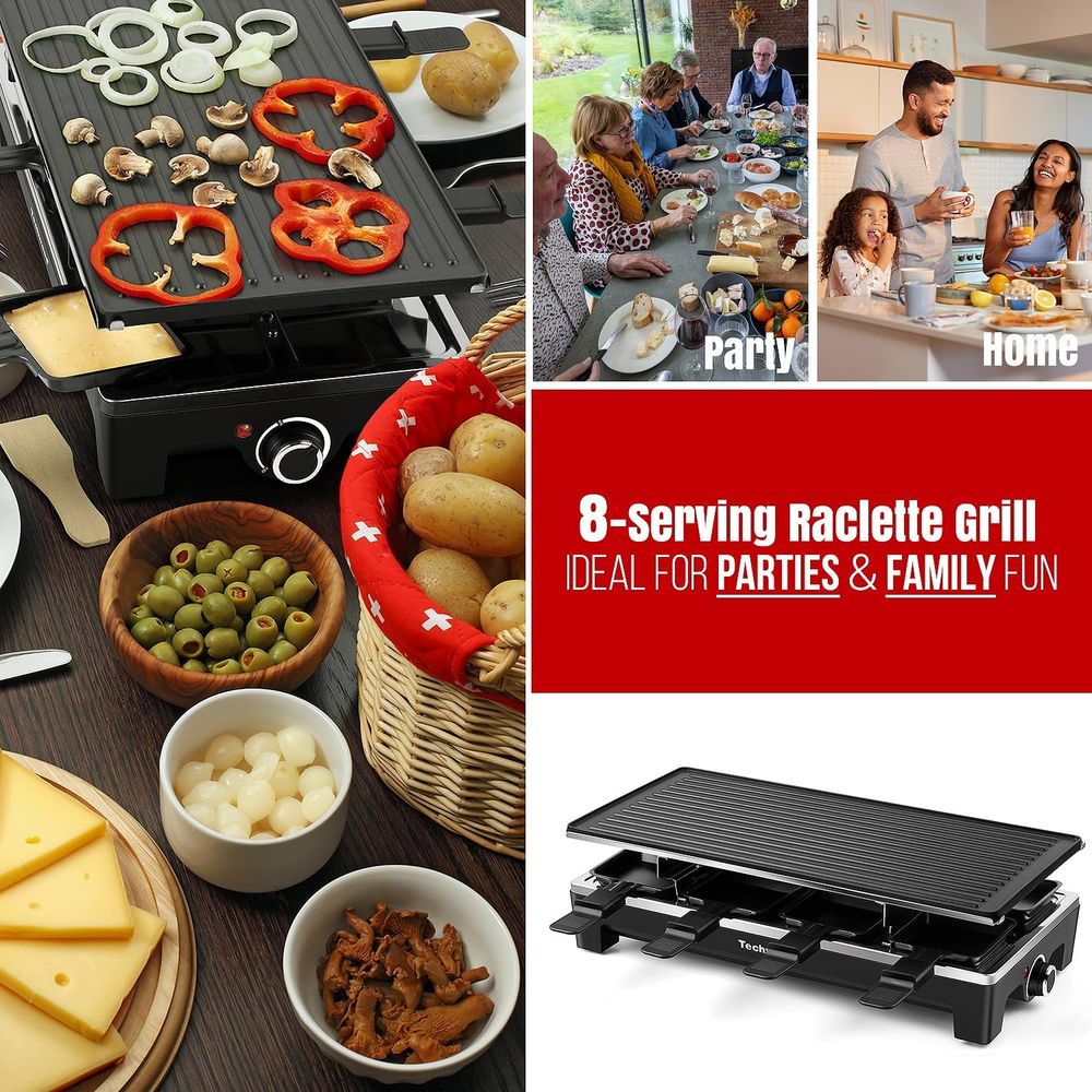 Grelhador Elétrico de Raclette - Raclette Grill Table avaliação e preço