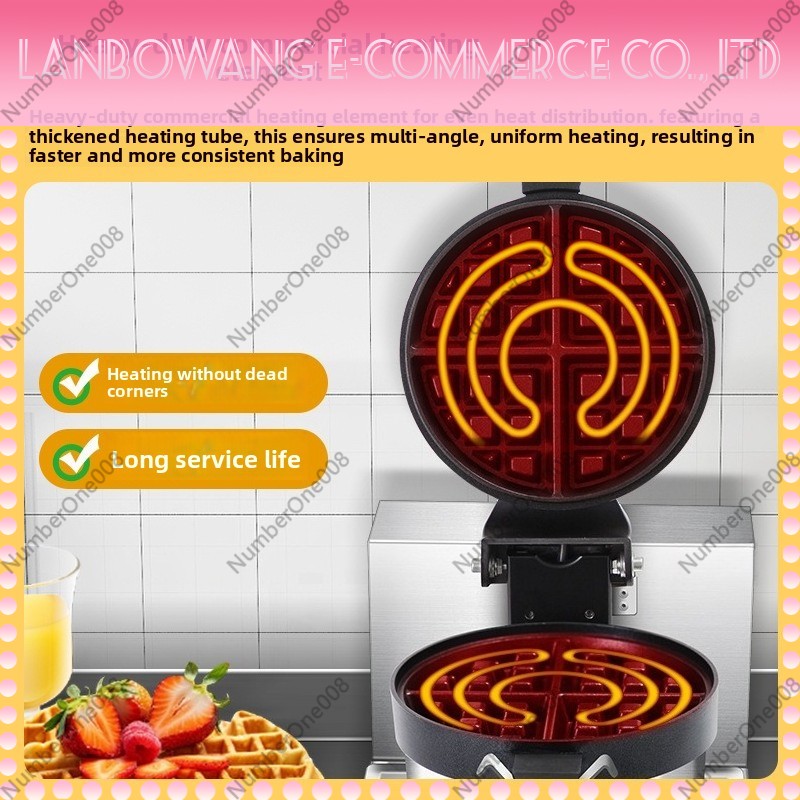 Máquina de Waffles Rotativa An - Crepe Maker Non Stick avaliação e preço