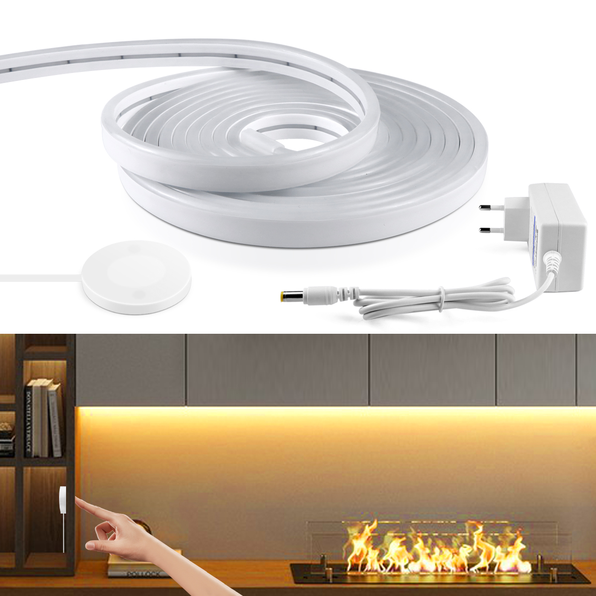 DC12V Luz Néon Tira LED Sensor - Kitchen Appliances Online avaliação e preço