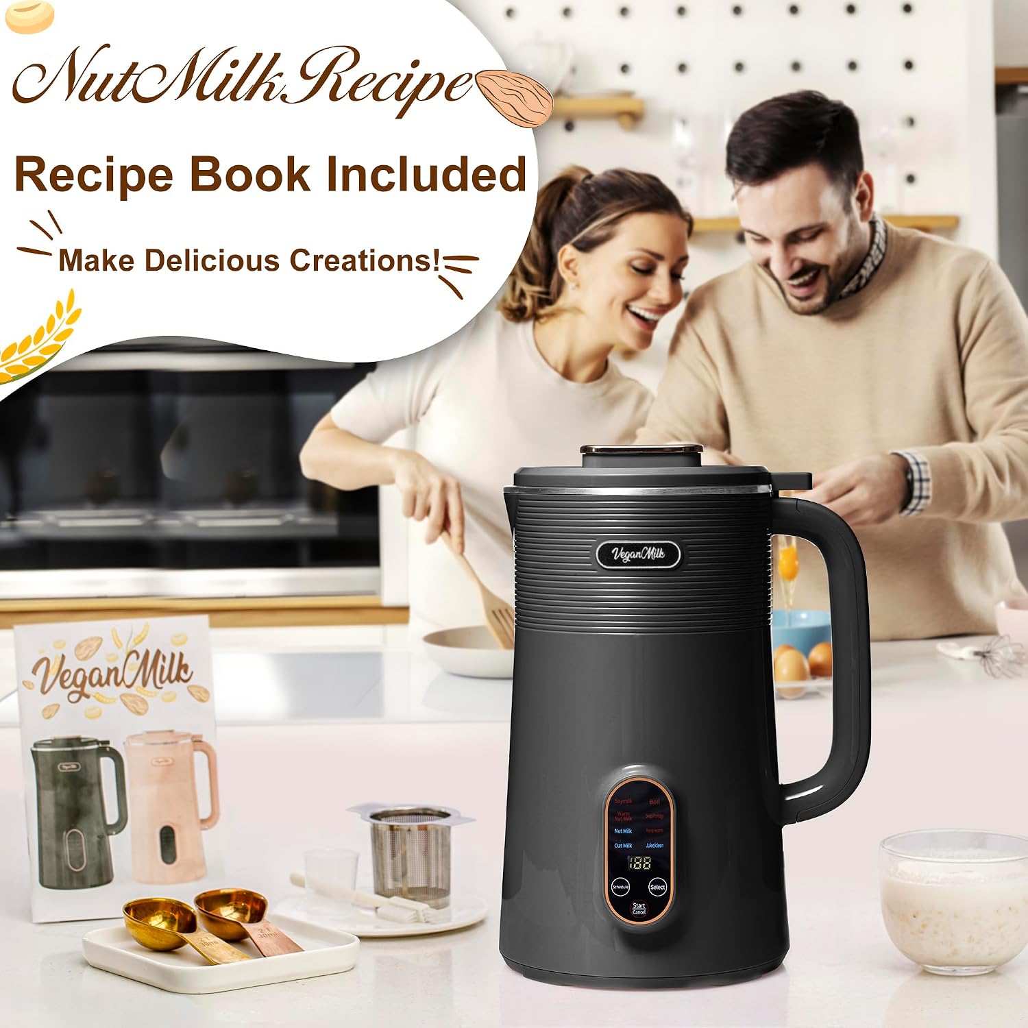 Máquina de Leite Vegetal 8 em  - Soy Milk Maker avaliação e preço
