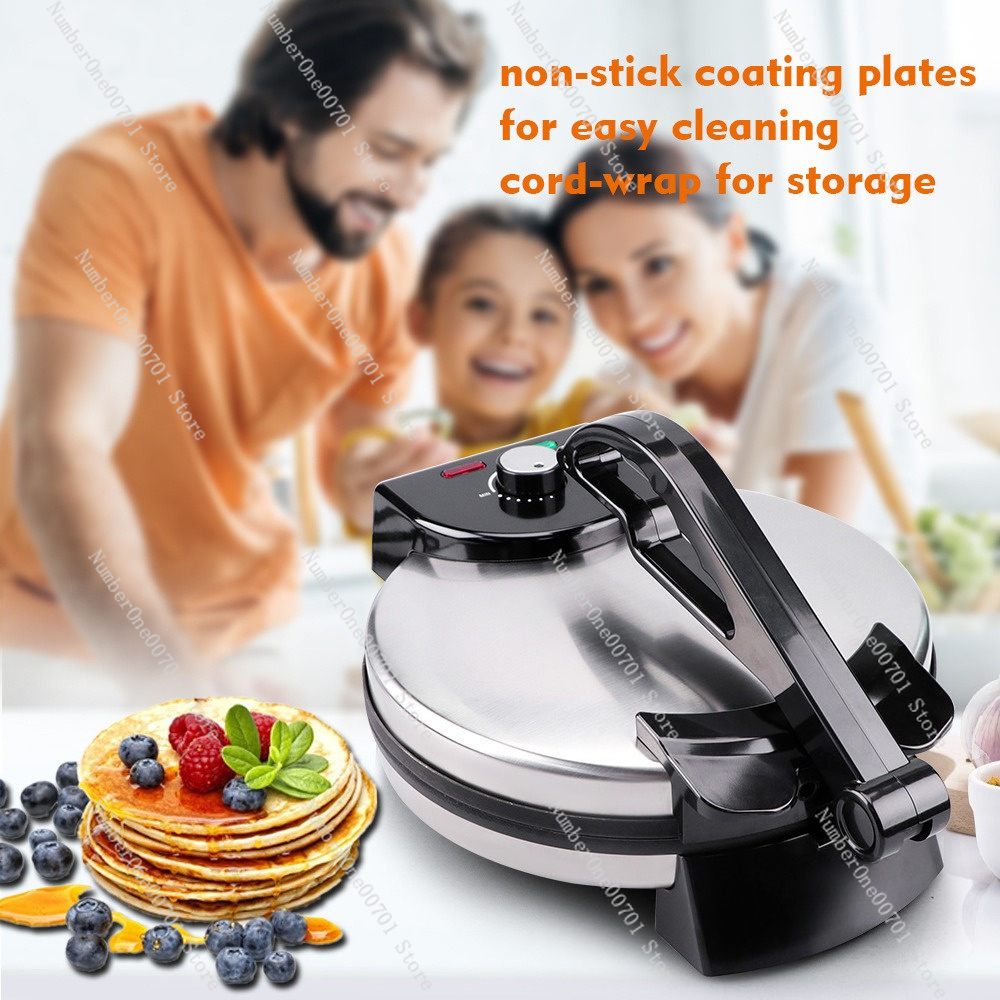 Máquina de Crepe Elétrica com  - Crepe Maker Non Stick avaliação e preço