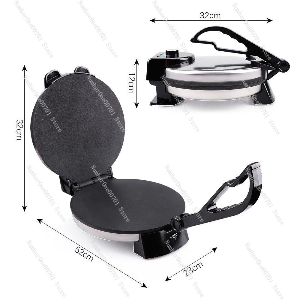 Máquina de Crepe Elétrica com  - Crepe Maker Non Stick avaliação e preço