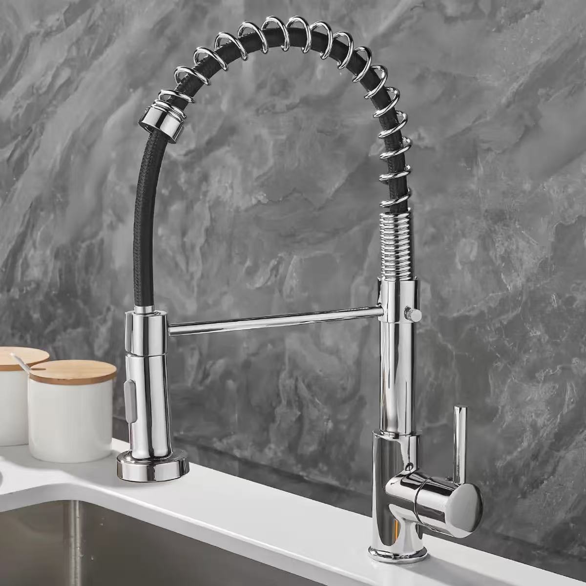 Torneira de cozinha em aço ino - Kitchen Appliances White avaliação e preço