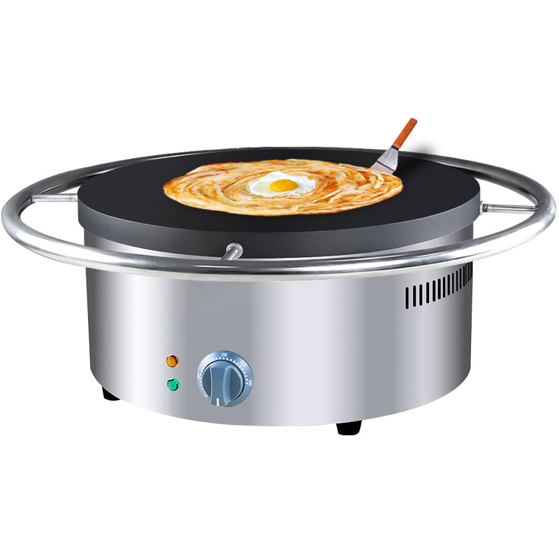 Chapa Elétrica Rotativa Manual - Crepe Maker Non Stick avaliação e preço